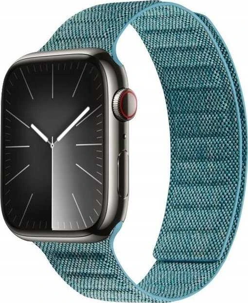 Crong Melange – Magnetic apyrankė skirta Apple Watch 38/40/41/42 mm turquoise mélange