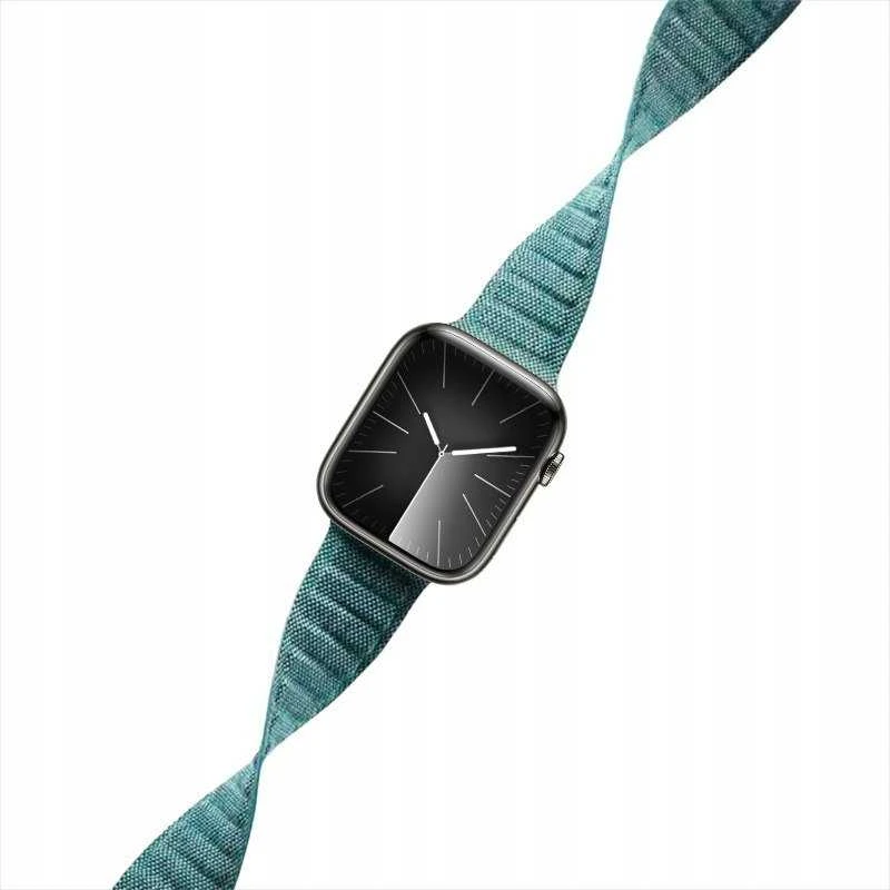 Crong Melange – Magnetic apyrankė skirta Apple Watch 38/40/41/42 mm turquoise mélange