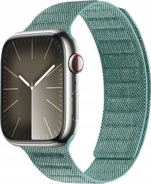 Crong Melange – Magnetic apyrankė skirta Apple Watch 44/45/46/49 mm turquoise mélange