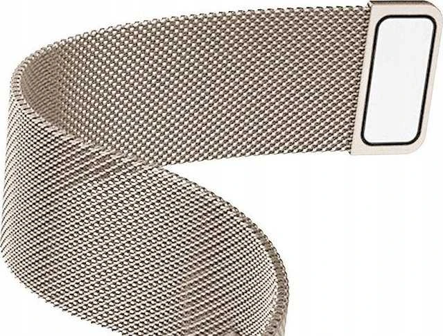 Crong Milano Steel – Nerūdijantis plienas apyrankė skirta Apple Watch 44/45/46/49 mm champagne