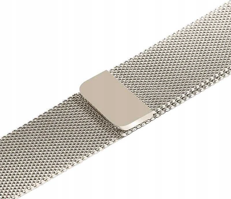 Crong Milano Steel – Nerūdijantis plienas apyrankė skirta Apple Watch 44/45/46/49 mm champagne
