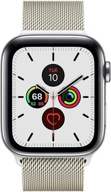 Crong Milano Steel – Nerūdijantis plienas apyrankė skirta Apple Watch 38/40/41/42 mm champagne