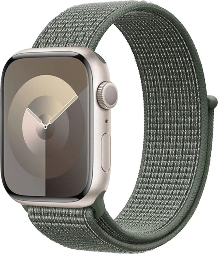 „Crong Nylon“ – „Apple Watch Sport Band“ 38/40/41/42 mm (karinis žalias)