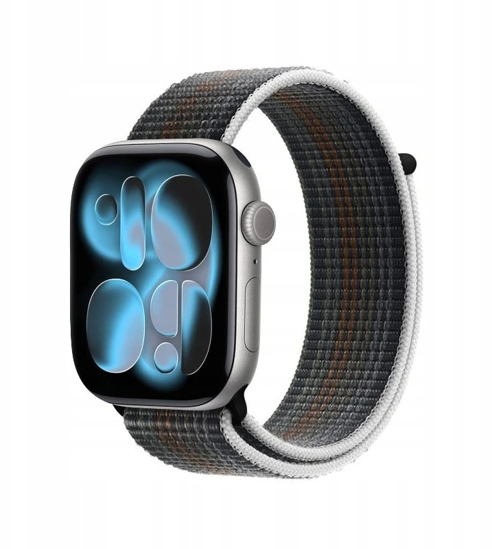 Crong Nylon – sportinis dirželis, skirtas Apple Watch 38/40/41/42 mm (Midnight Run) (CRG40NLBMDN)