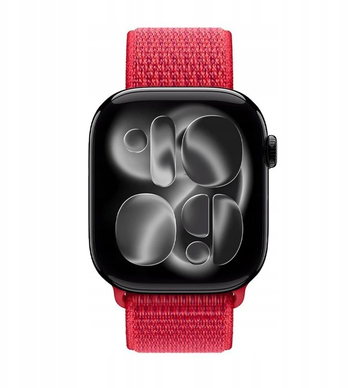 "Crong Crong Nylon – sportinis dirželis Apple Watch 38/40/41/42 mm (Raudona Fusion)"
