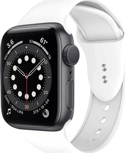 Crong Liquid – apyrankė skirta Apple Watch 44/45/46/49 mm baltas