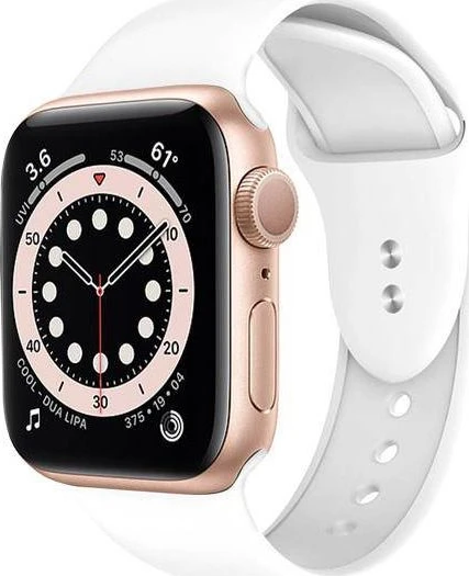 Crong Liquid – apyrankė skirta Apple Watch 44/45/46/49 mm baltas