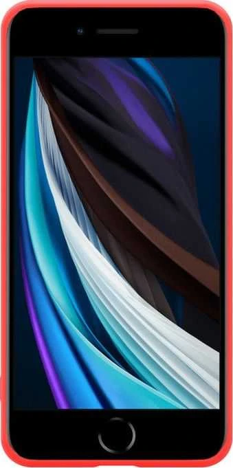 Crong Color Cover - Flexible dėklas skirtas Apple iPhone 8/7 Raudona