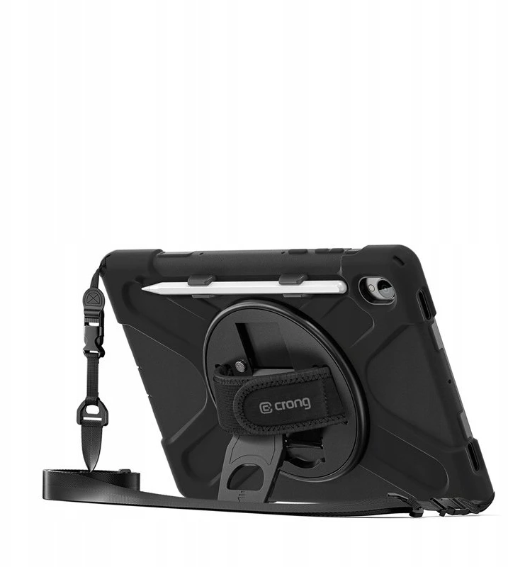 Crong Defender Plus – Rugged dėklas Samsung Galaxy Tab S11 11” juodos spalvos
