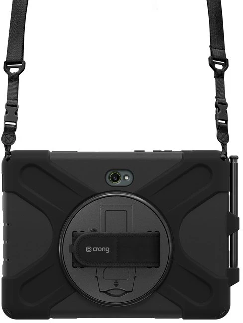 Crong Defender Plus - Rugged dėklas Samsung Galaxy Tab Active5 Pro 10.1" juodos spalvos