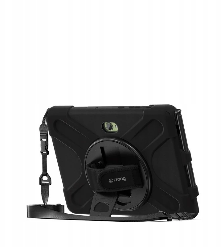 Crong Defender Plus - Rugged dėklas Samsung Galaxy Tab Active5 Pro 10.1" juodos spalvos