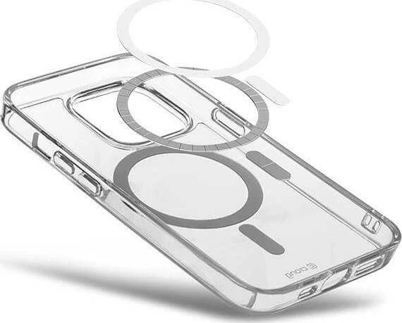 Crong Clear MAG Cover - dėklas Apple iPhone 15 Pro MagSafe transparent