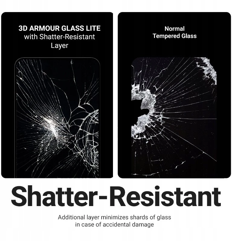 „Crong 3D Armor Glass Lite“ grūdintas stiklas, skirtas „Xiaomi 17 Ultra“.