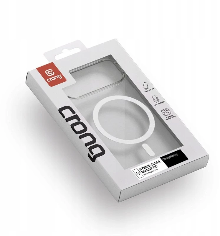 „Crong Hybrid Clear Magnetic“ – dėklas „MagSafe“ Samsung Galaxy A27 5G (permatomas) (CRGHCMSGA27CLR)