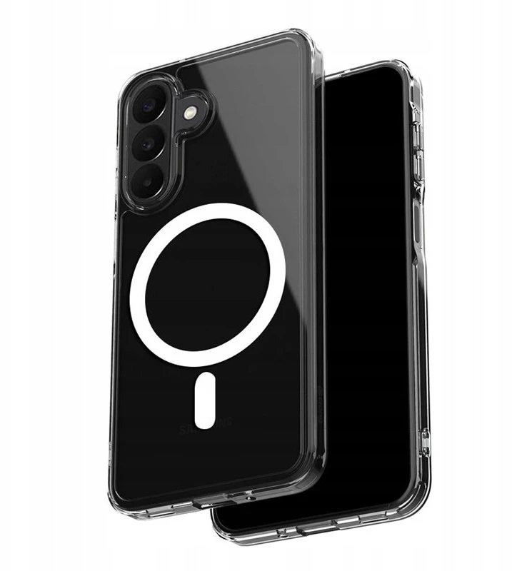 „Crong Hybrid Clear Magnetic“ – dėklas „MagSafe“ Samsung Galaxy A27 5G (permatomas) (CRGHCMSGA27CLR)