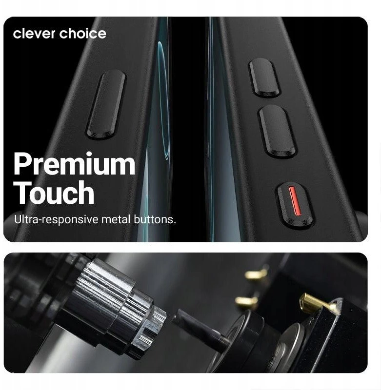 Crong Hybrid Frost MAG Cover - dėklas MagSafe Apple iPhone 17 juodas
