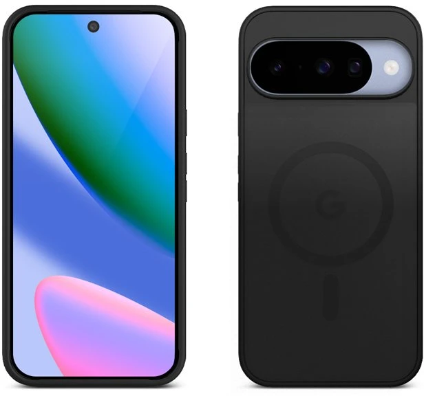 Dėklas Google Pixel 10 Crong Hybrid Matte Magnetic, juodas