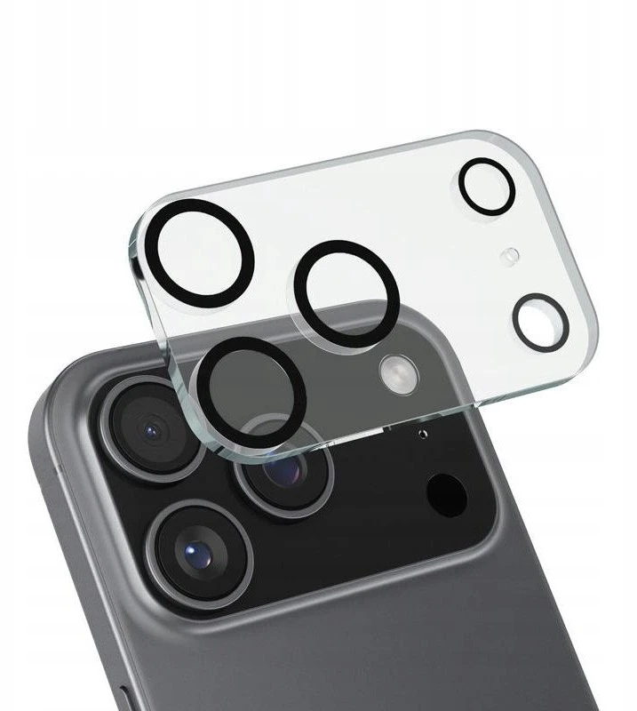 „Crong Lens Shield“ – kameros ir objektyvo stiklas Apple iPhone 17 Pro Max