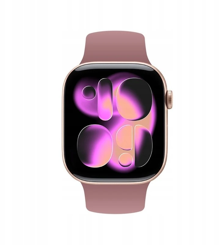 Crong Liquid – „Apple Watch“ 38/40/41/42 mm dirželis (purvinos rožinės spalvos)