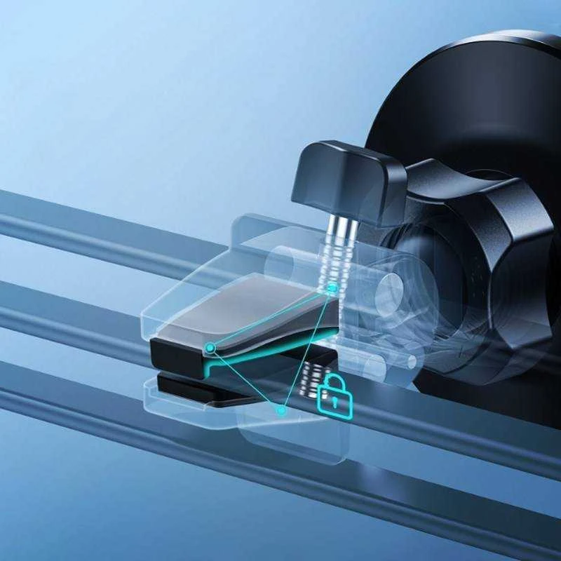 Magnetinis „Crong Carclip“ laikiklis – „MagSafe“ magnetinis automobilio laikiklis, juodas