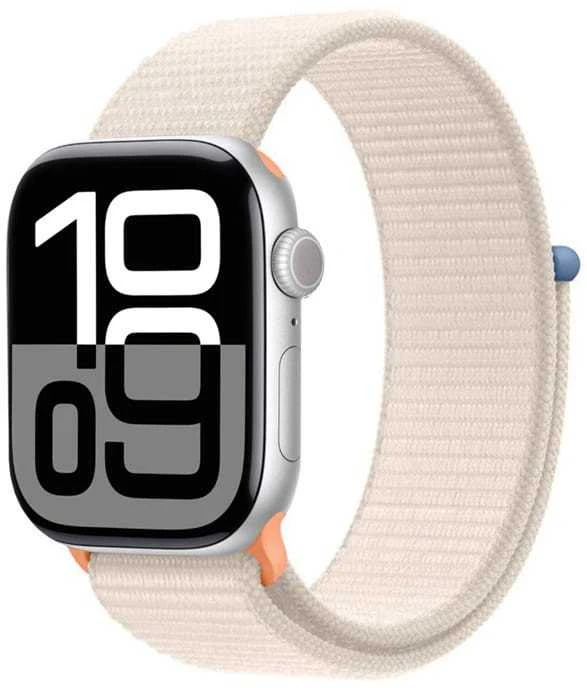 „Crong Nylon“ sportinė apyrankė, skirta „Apple Watch“ 38/40/41/42 mm (žvaigždžių šviesa)