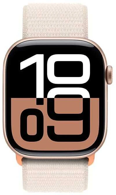 „Crong Nylon“ sportinė apyrankė, skirta „Apple Watch“ 38/40/41/42 mm (žvaigždžių šviesa)