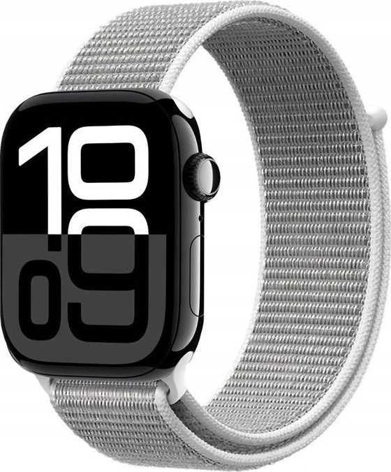 Crong Nylon - Sport Band for Apple Watch 38/40/41/42 mm (Sidabrinis Pilkas)