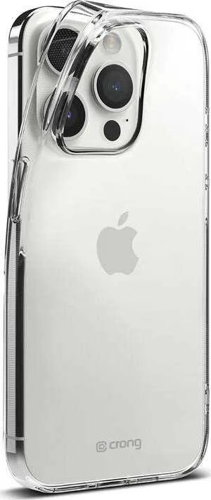Dėklas Crong Crystal Slim Cover iPhone 15 Pro Max permatomas