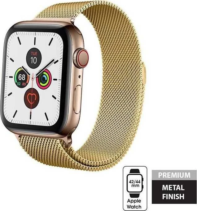 Išmaniojo laikrodžio Apple Watch metalinis dirželis, Auksinės spalvos, 42/44mm