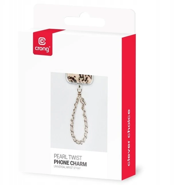 Crong Phone Charm - Lanyard for phone (Pearl Twist)