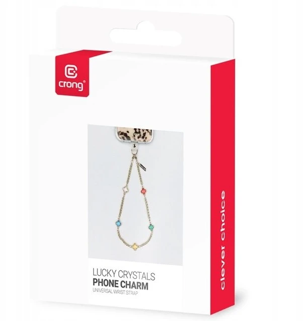 Crong Phone Charm - Lanyard phone strap (Lucky Crystals)