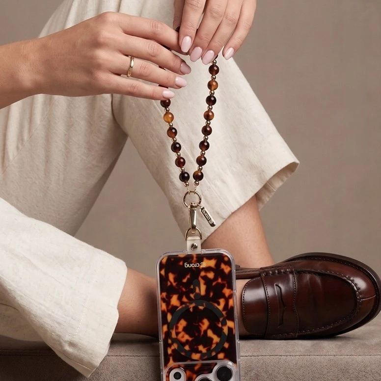 Crong Phone Charm - Lanyard phone strap (Tortoise)
