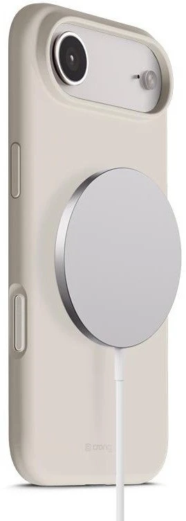 „Crong Color Cover Magnetic“ dėklas – dėklas „MagSafe Apple iPhone Air“, akmens smėlio spalvos