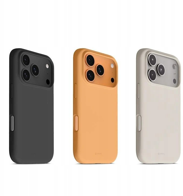 Crong Color Cover Magnetic - dėklas MagSafe Apple iPhone 17 Pro oranžinis