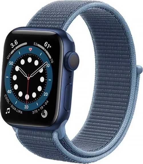 „Crong Nylon“ – sportinis dirželis „Apple Watch 38/40/41/42 mm“ (ocean Mėlyna)