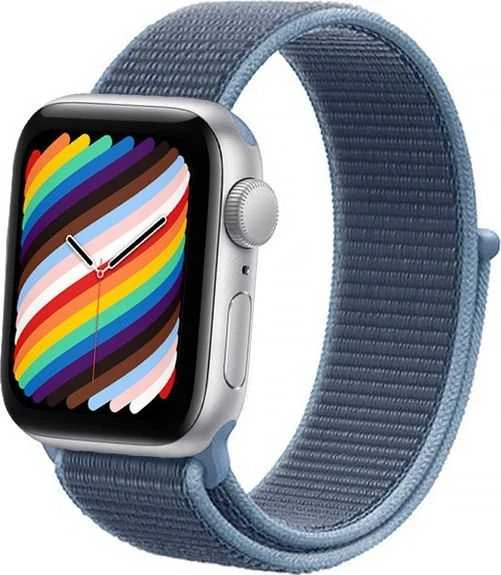 „Crong Nylon“ – sportinis dirželis „Apple Watch 38/40/41/42 mm“ (ocean Mėlyna)