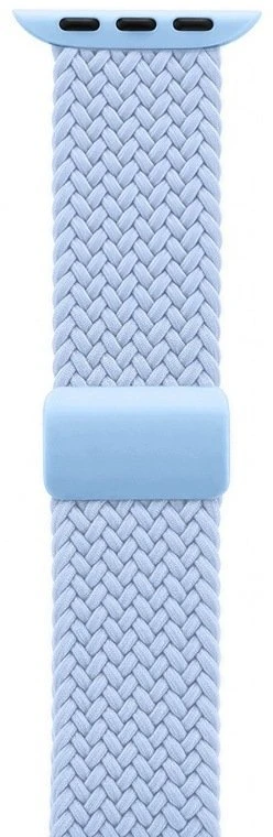 Crong Wave Band – pintas dirželis Apple Watch 38/40/41/42 mm (šviesiai mėlynas) (CRG40WAV2LBL)