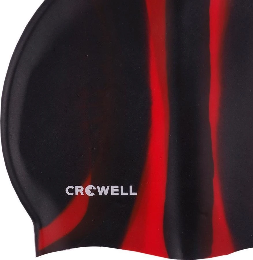 Maudymosi Kepuraitės Silikonas Crowell Multi Flame Juodai Raudonas Col.02