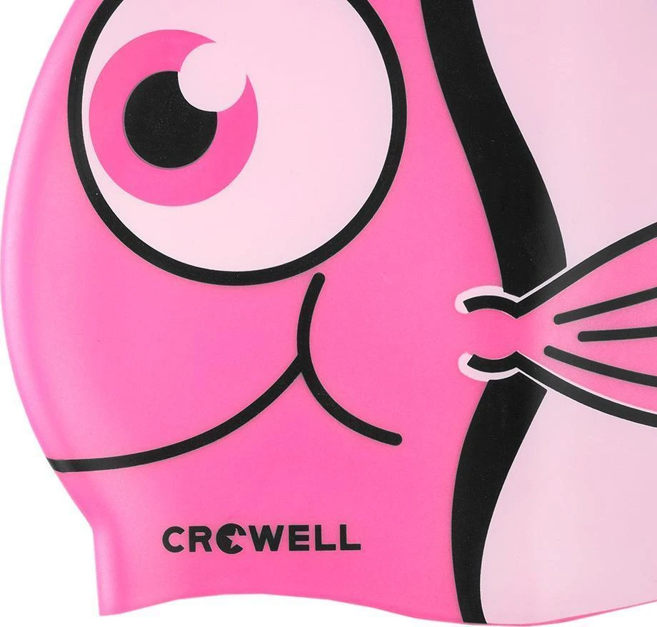 Maudymosi Kepurės Silikonas Vaikams Crowell Nemo Jr Rožinė