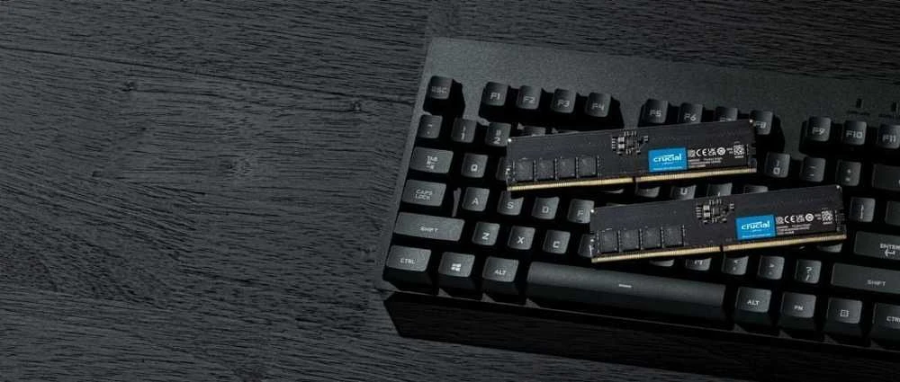 Crucial 16GB DDR5 operatyviosios atminties rinkinys