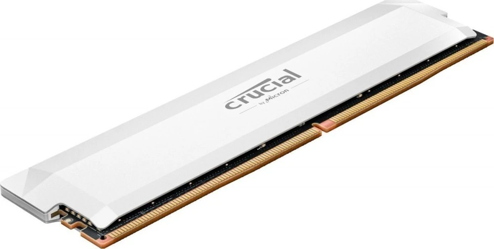 RAM „Crucial Pro Overclocking“ 64 GB [2 x 32 GB 6000 MHz DDR5 CL40 UDIMM] balta