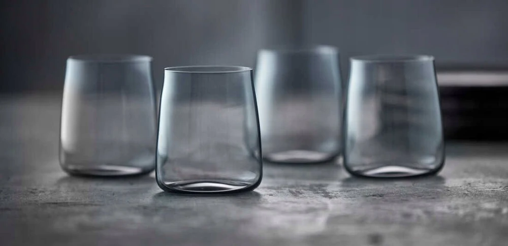 Crystal Julia Stiklinės Lyngby Glas Krystal Zero Smoke
