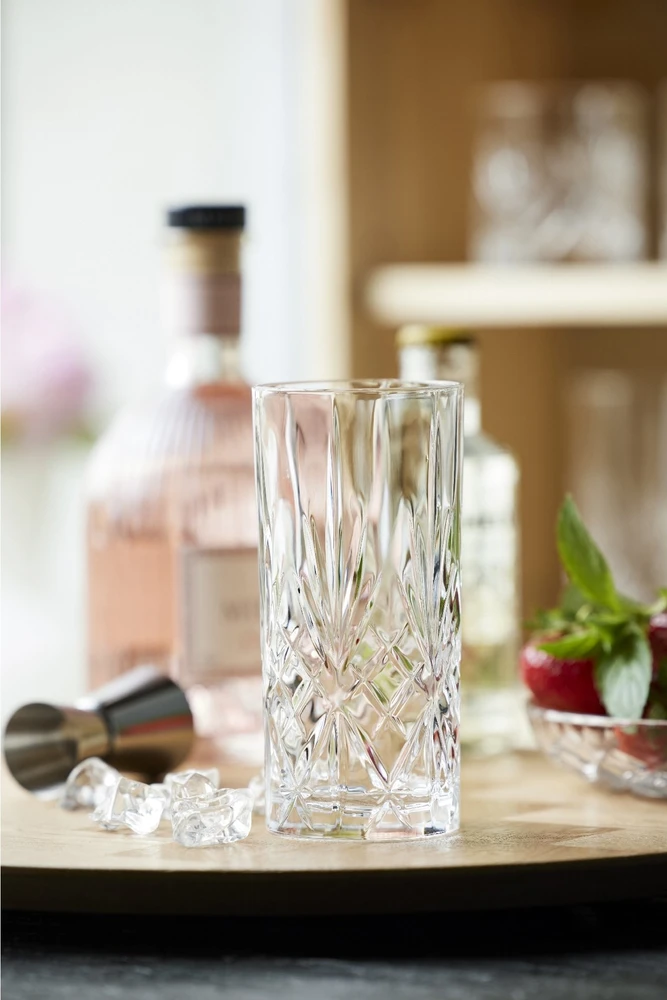 Lyngby Glas - Krištolinė Melodia aukšta taurė - 36 cl - 6 vnt. rinkinys
