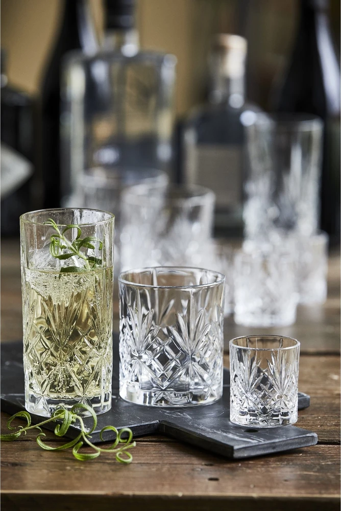 Lyngby Glas - Krištolinė Melodia aukšta taurė - 36 cl - 6 vnt. rinkinys