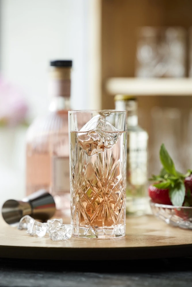 Lyngby Glas - Krištolinė Melodia aukšta taurė - 36 cl - 6 vnt. rinkinys