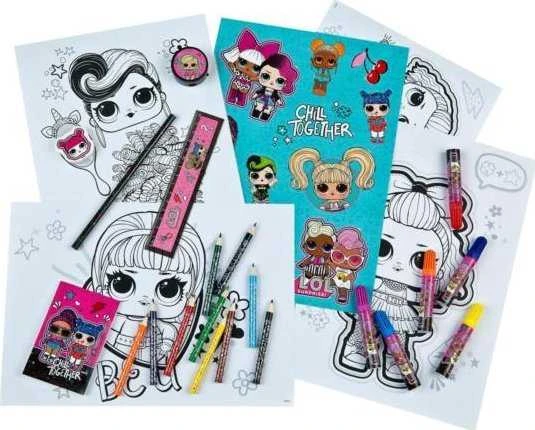 "Lol Surprise Coloring" 35 dalių rinkinys