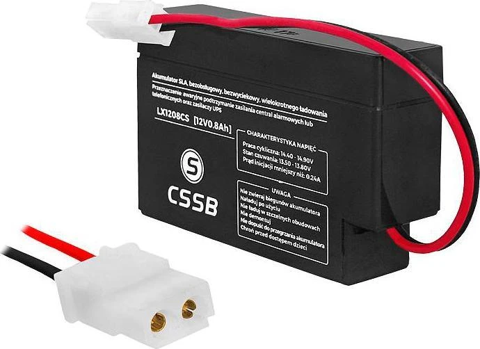 CSSB gelio akumuliatorius 12 V 0,8 Ah