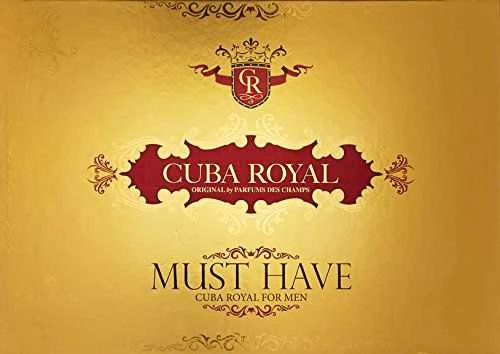 Cuba Royal rinkinys vyrams (EDT, 100 ml + losjonas po skutimosi, 100 ml + dušo želė, 200 ml + dezodorantas, 200 ml + EDT, 35 ml)