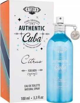 Cuba Authentic Citrus EDT tualetinis vanduo vyrams, 100 ml
