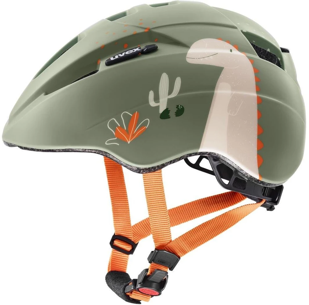 Šalmas Uvex kid 2 cc sage žalias dino matt-46-52CM